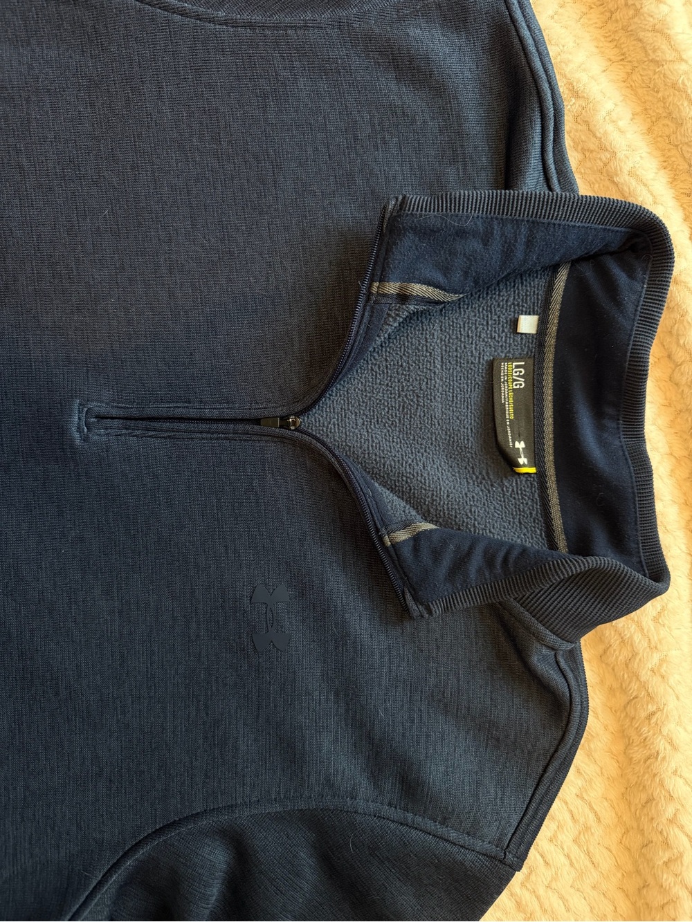 Under Armour Men’s Dark Navy Half-Zip Pullover